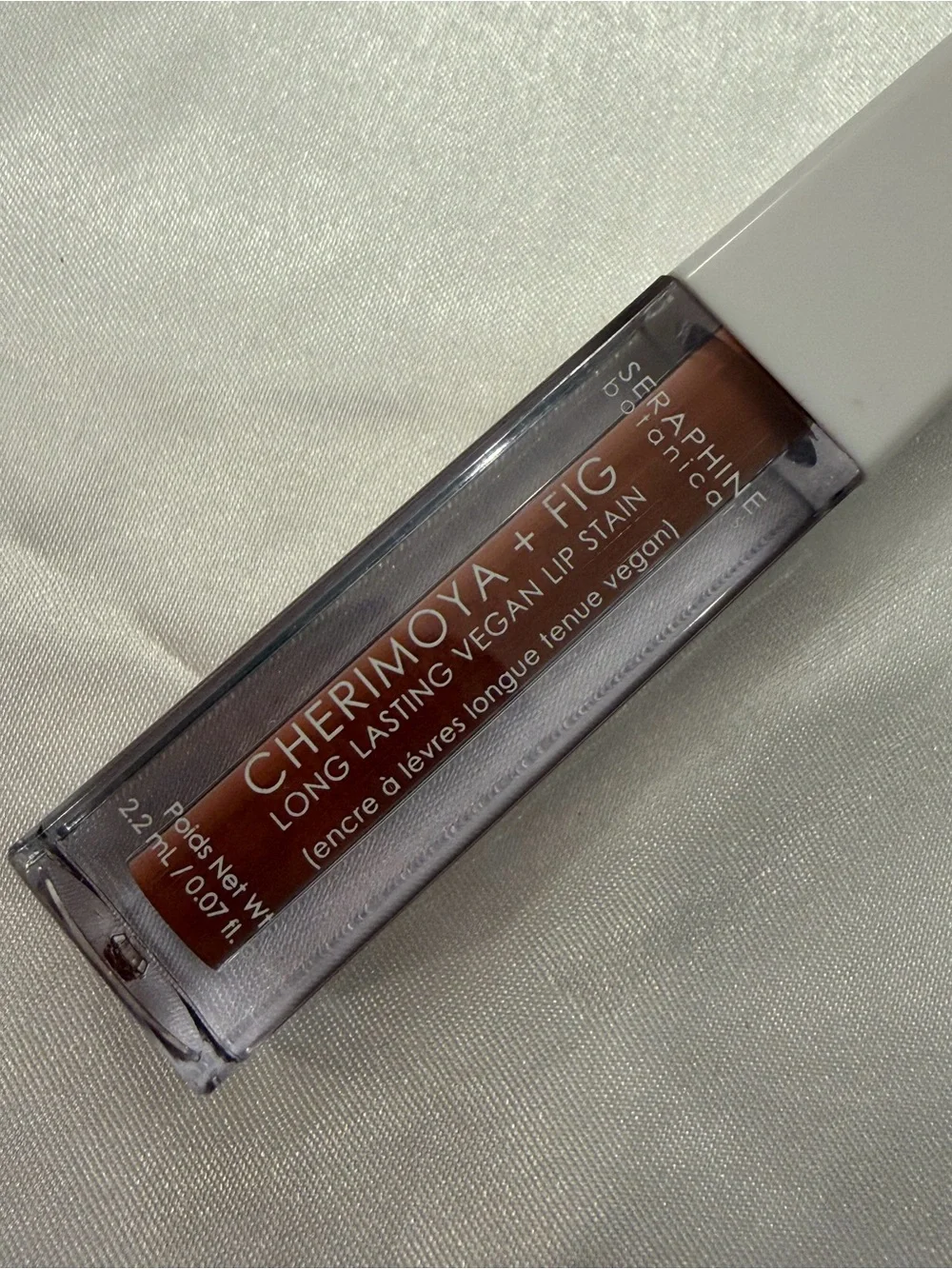 Seraphine Botanicals Cherimoya Fig Long Lasting Vegan Lip Stain Latte 0.07oz NEW